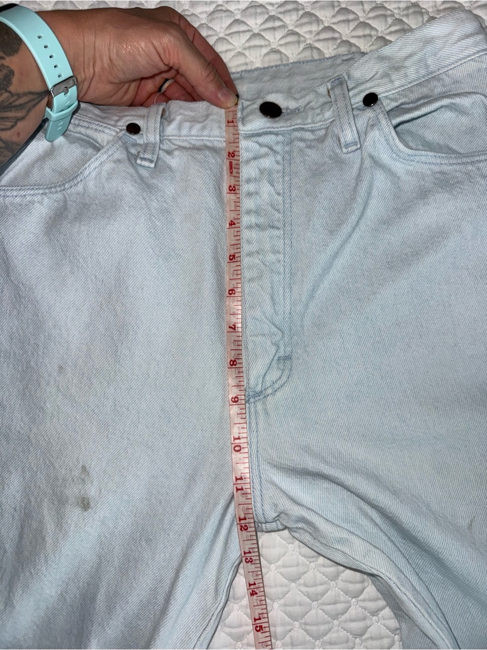 Vintage wrangler light wash jeans - Picture 9 of 16